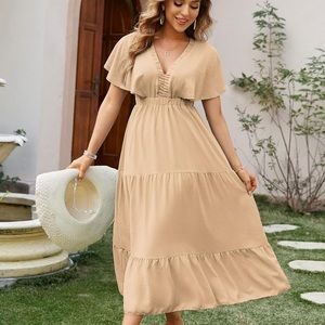 Tan neutral dress size small